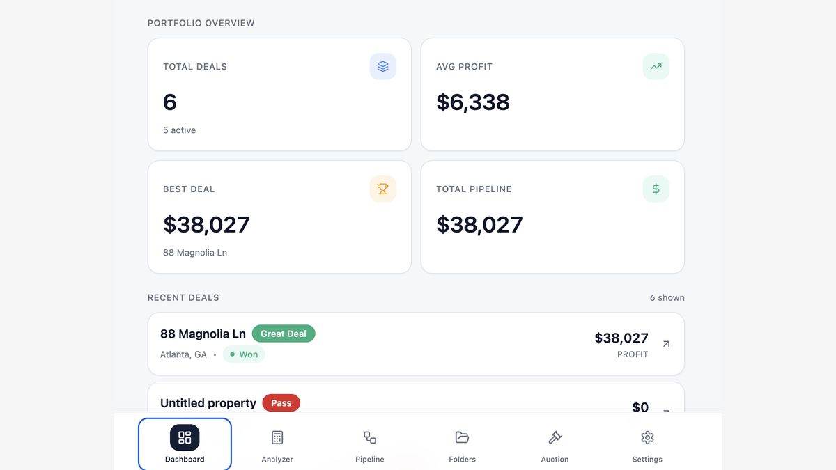 The Application preview
